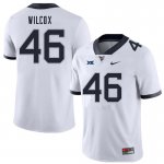 Men's West Virginia Mountaineers NCAA #47 Avery Wilcox White Authentic Nike Stitched College Football Jersey CG15G07EI